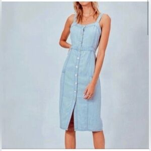 Lovestitch Light Blue Midi Dress